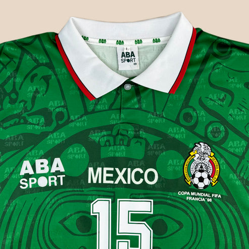 Camisa México 1998 Retrô Local - Verde