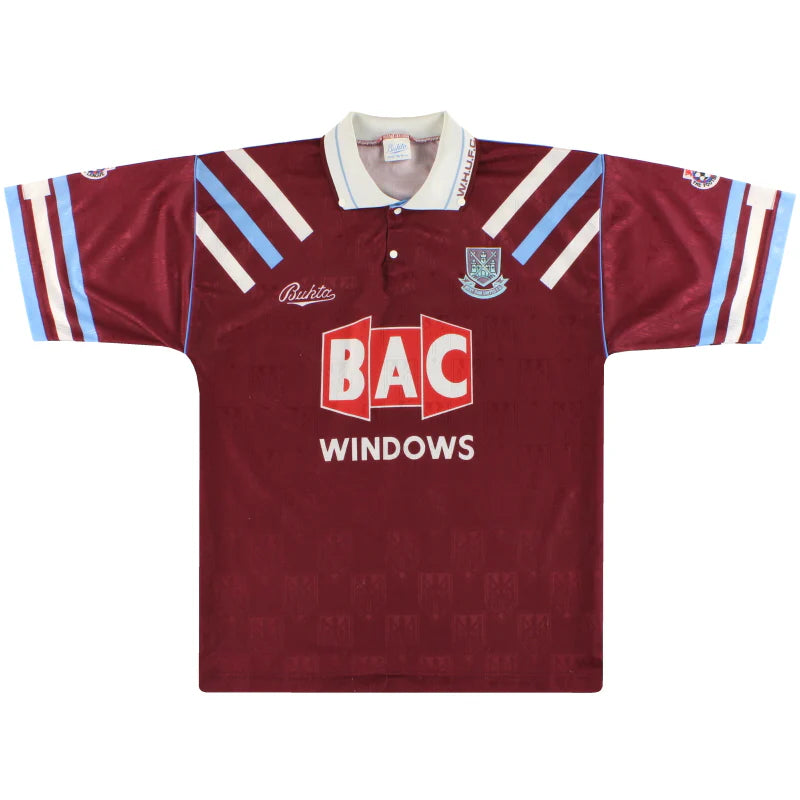 Camisa I West Ham Bukta 1991-92
