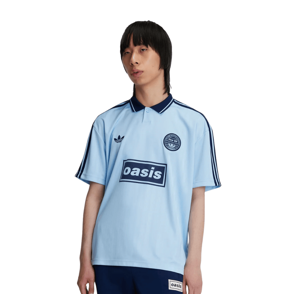 Camisa Comemorativa Live 25 Oasis x Adidas Torcedor Azul Céu - Masculina