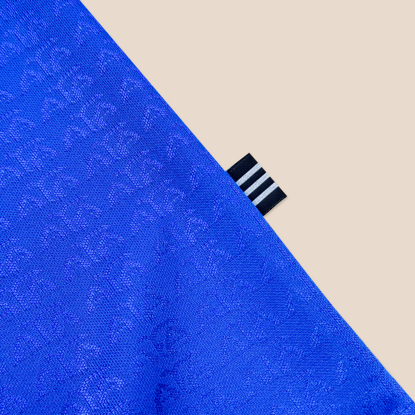 Camisa Argentina Visitante 1994 Manga Longa - Azul Marinho e Diamantes