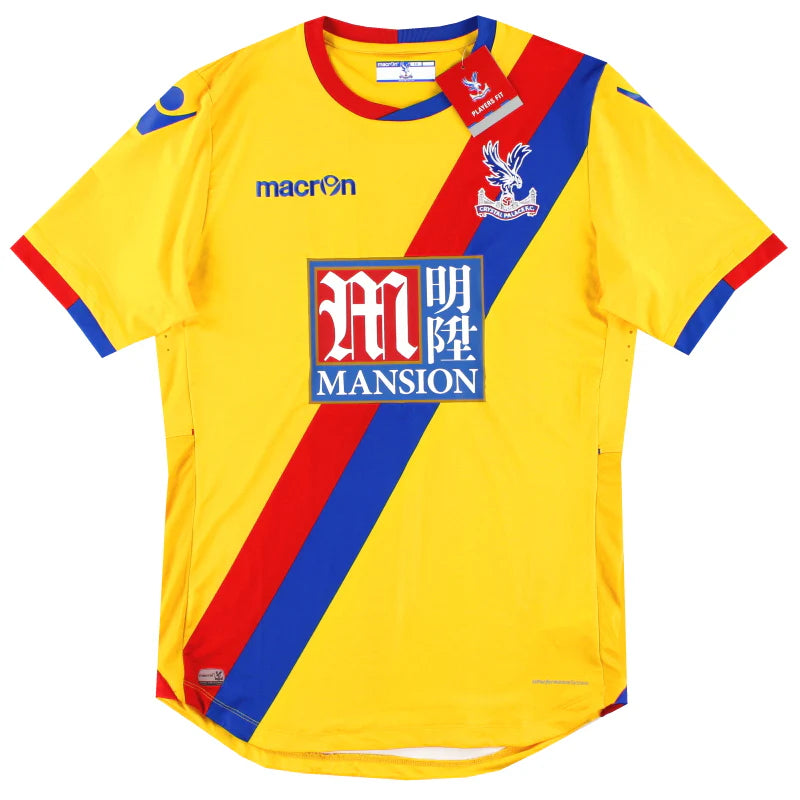 Camisa II Crystal Palace Macron 2016-17 - Amarela