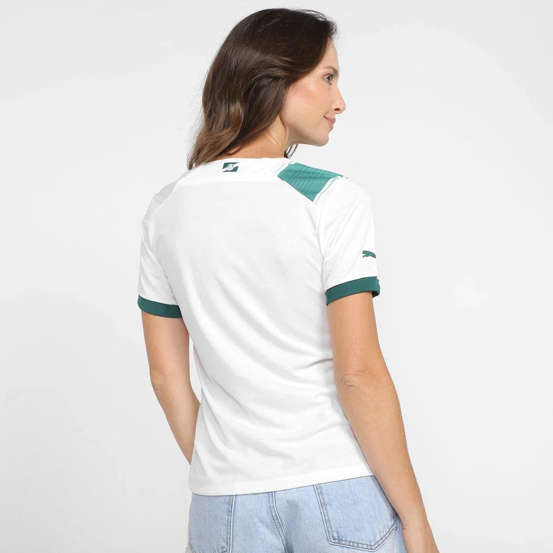 Camisa Palmeiras AWAY 23/24 - Puma Torcedor Feminina - Branca