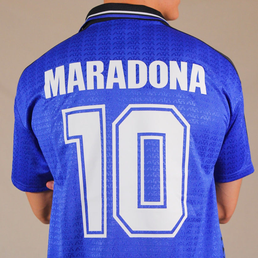 Camisa Argentina Visitante 1994 - Azul Marinho e Diamantes