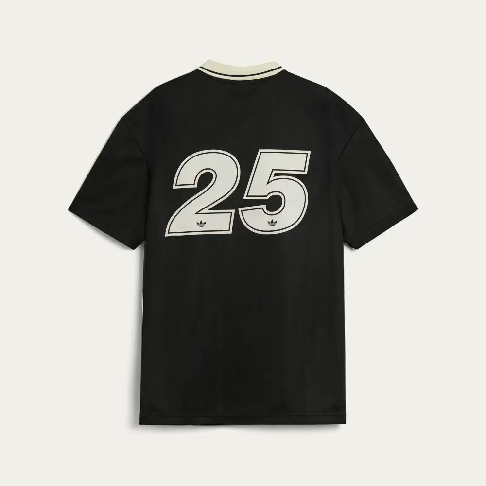 Camisa Oasis x Adidas 'Tour Jacquard Jersey' 2025 - Preto