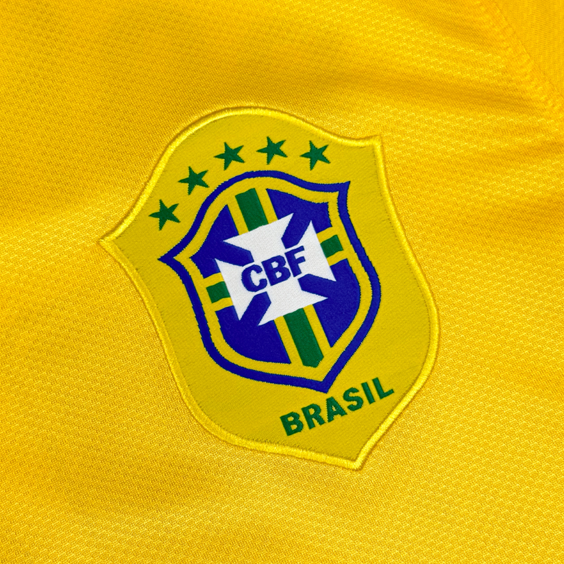 Camisa Brasil Titular 2006 Amarela - Manga Longa