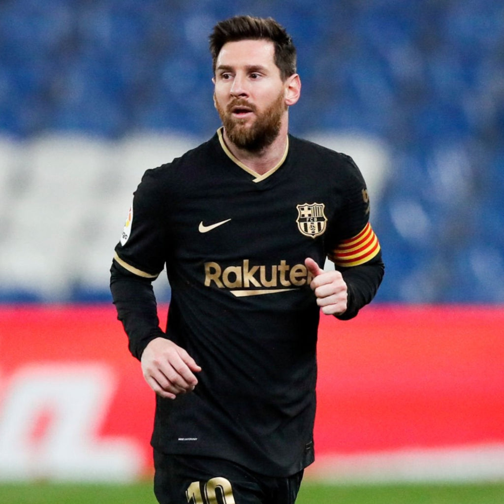 Camisa FC Barcelona 20/21 Away - Preto e Ouro Metálico