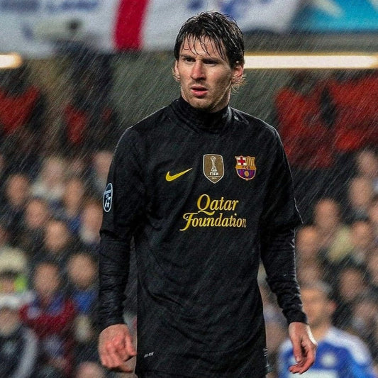 Camisa FC Barcelona Visitante 2011/12 - Preta e Amarela