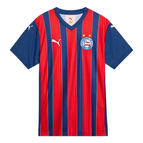 Camisa Bahia Away 2025/26 - Azul e Vermelha