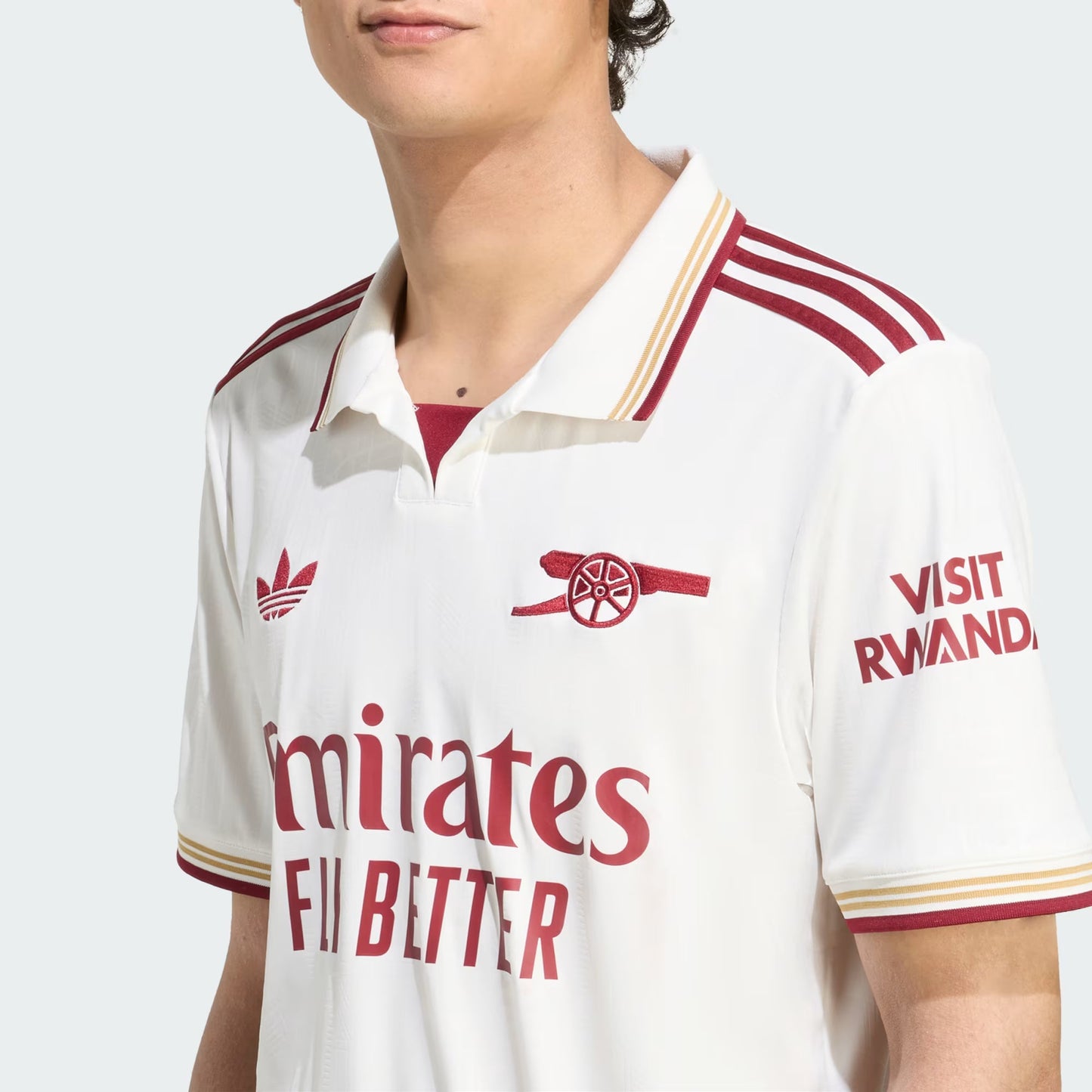 Camisa Arsenal 3 uniforme 2025/26 - Modelo Torcedor - Bege