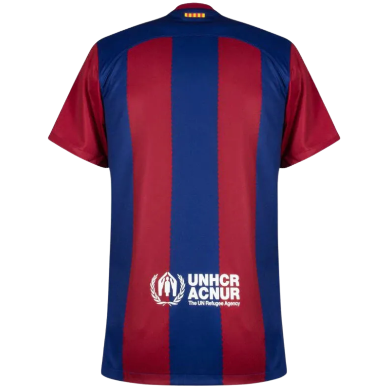 Camisa I Barcelona x Rolling Stones 23/24 Edição Especial - Vermelha e Azul Masculina