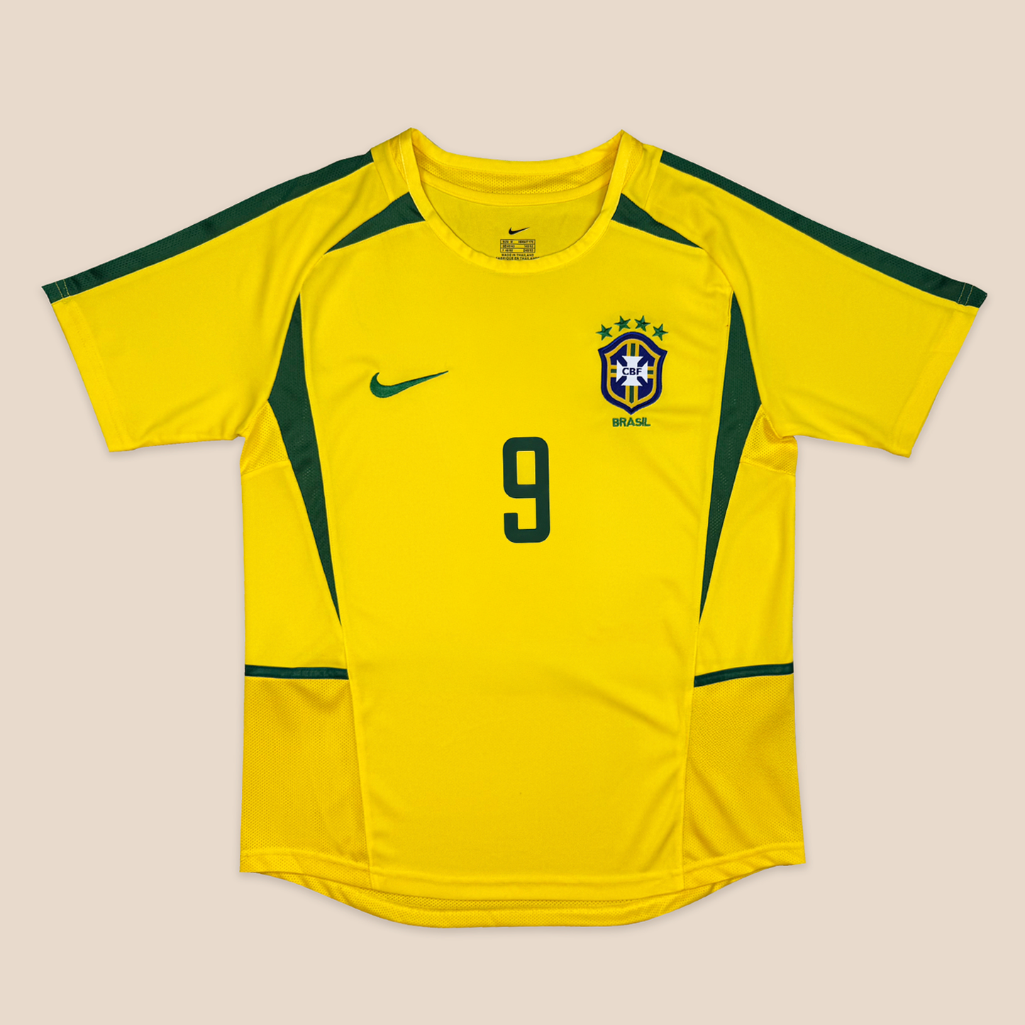 Camisa Brasil Titular 2002 - Amarela
