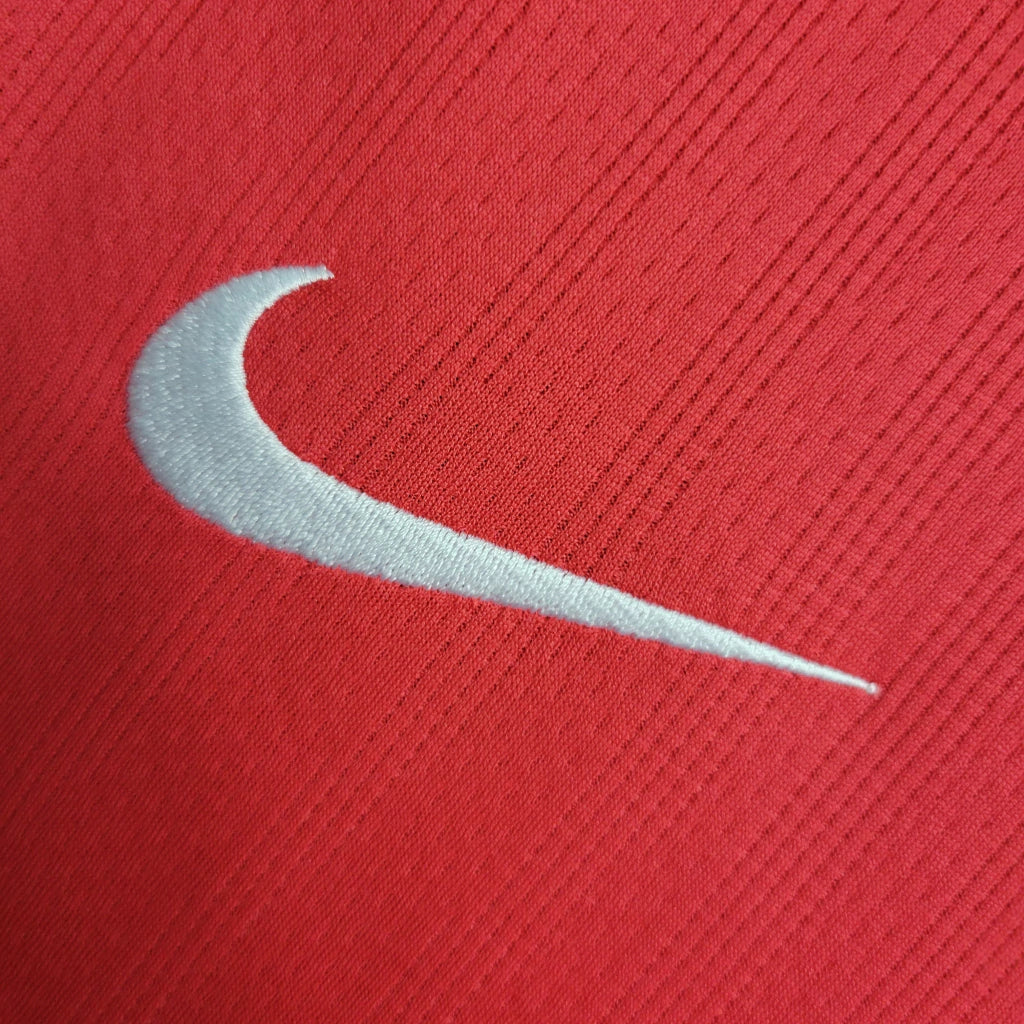 Camisa Retrô Manga Longa Manchester United 08/09 Torcedo Nike Masculina - Vermelho