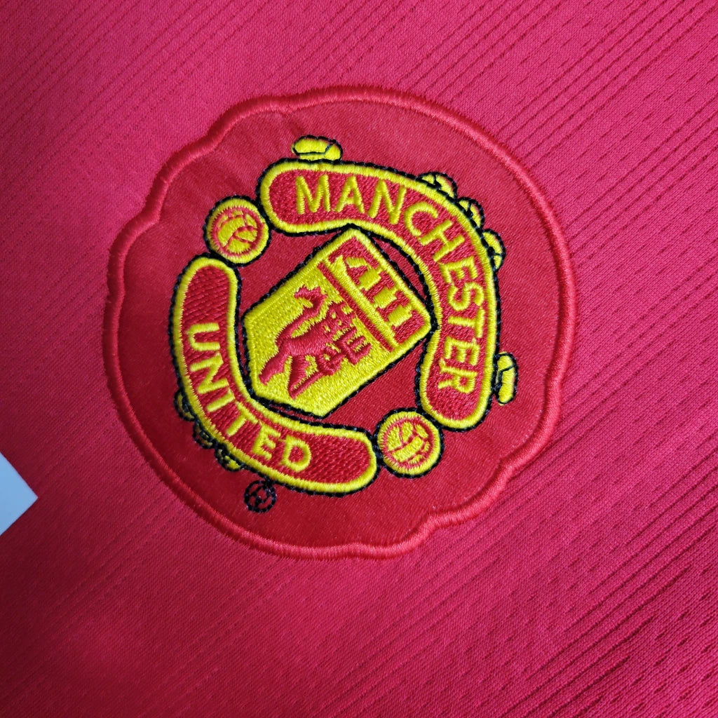 Camisa Retrô Manga Longa Manchester United 08/09 Torcedo Nike Masculina - Vermelho