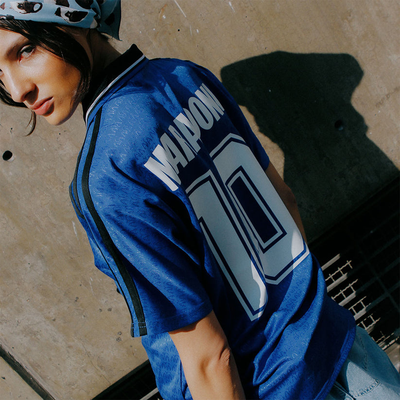 Camisa Argentina Visitante 1994 - Azul Marinho e Diamantes
