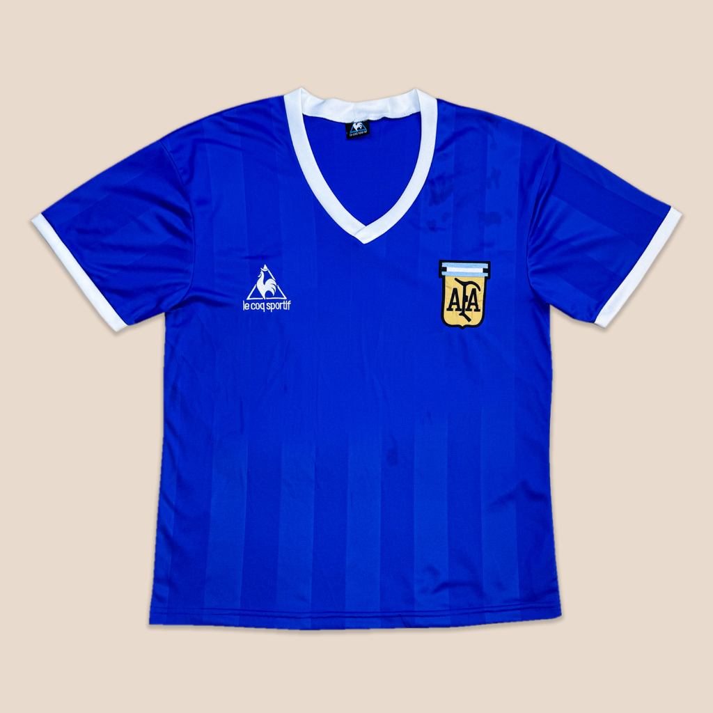 Camisa Argentina Reserva 1986 - Azul