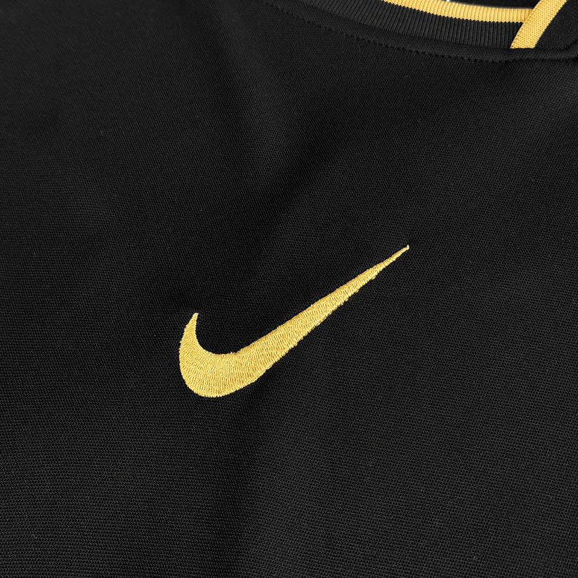 Camisa FC Barcelona 20/21 Away - Preto e Ouro Metálico