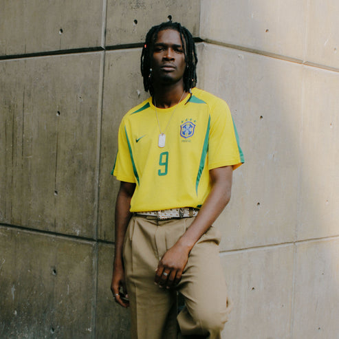 Camisa Brasil Titular 2002 - Amarela