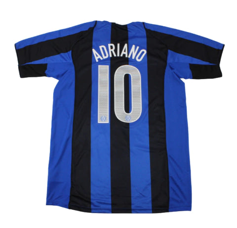 Camisa Inter de Milão Retrô I Home 04/05 Torcedor Masculina - Preto e Azul