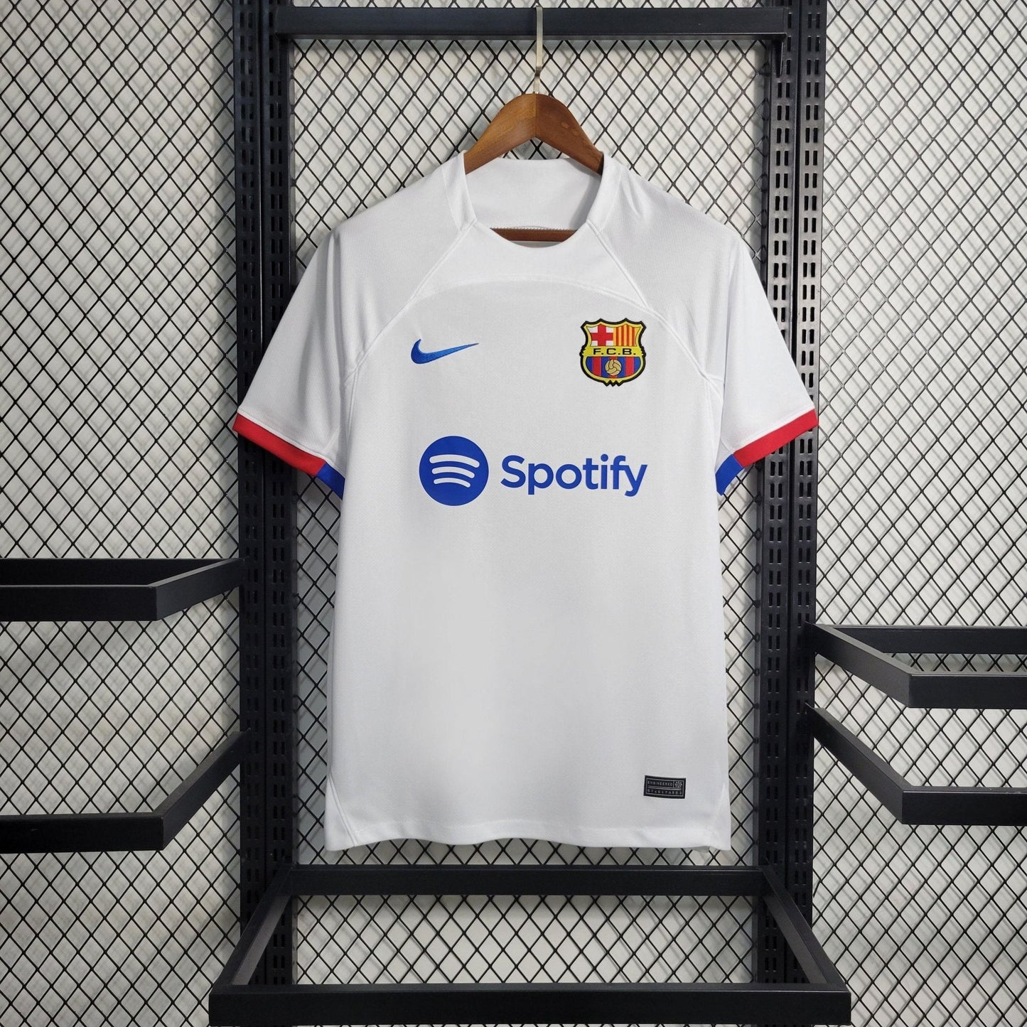 Camisa Barcelona II 22/23 - Nike Torcedor Masculina- Branca