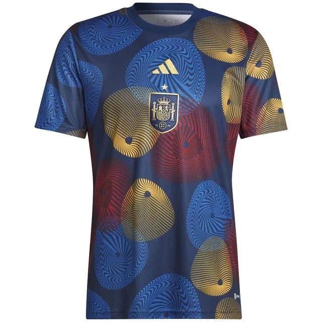 Camisa Espanha Pré jogo Copa Do Mundo - Adidas Torcedor Pro Masculino