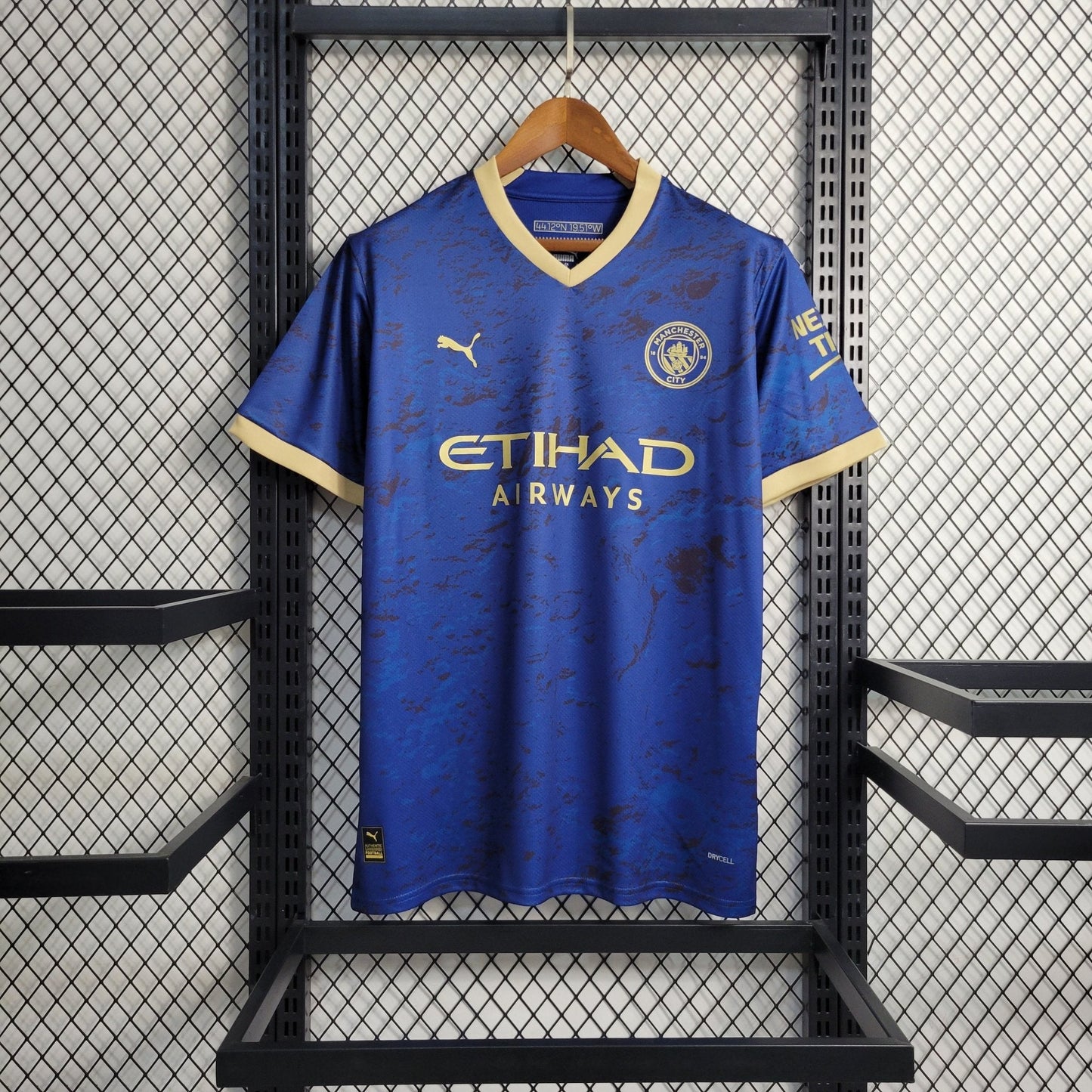 Camisa Manchester City Away 23/24 - Azul Escuro - Puma Torcedor Masculina - Lançamento