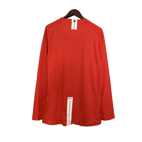 Camisa Retrô Manga Longa Manchester United 08/09 Torcedo Nike Masculina - Vermelho