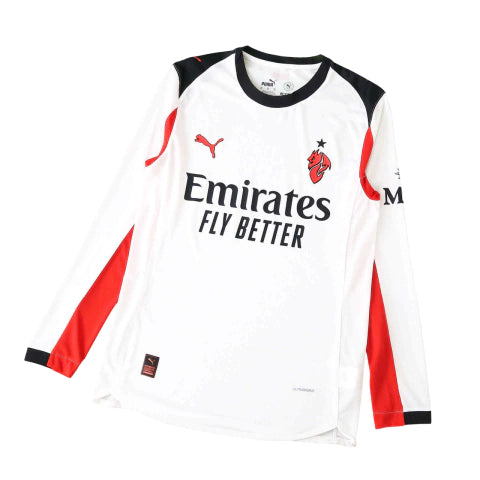 Camisa Manga Longa Milan 25/26 Jogador Masculina - Branca