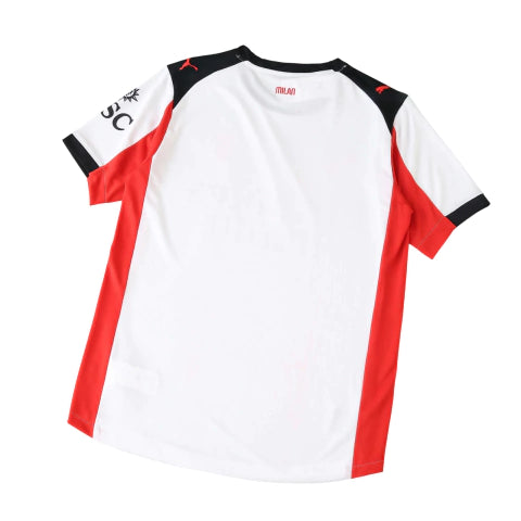Camisa Milan Reserva 2025/26 Jogador Masculina - Branco