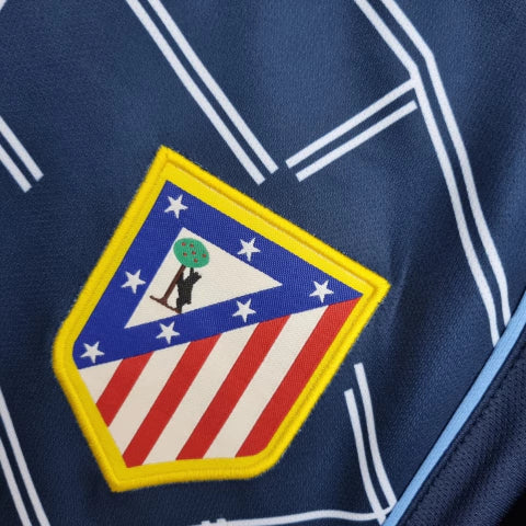 Camisa Retrô Atletico de Madrid II 04/05 Torcedor Nike Masculina - Azul
