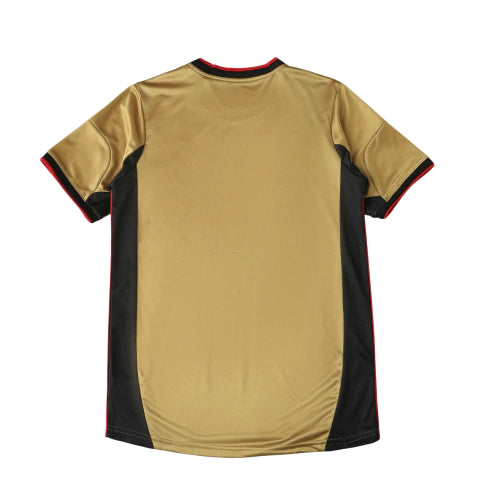 Camisa Milan Retrô Terceira Third III 13/14 Torcedor Masculina - Dourado