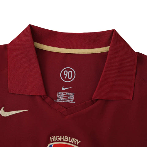 Camisa Arsenal II Retrô 05/06 Torcedor Nike Masculina - Bordo