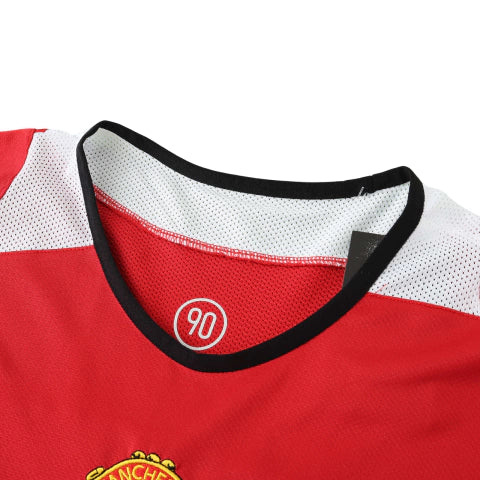 Camisa Retrô Manga Longa Manchester United 04/05 Torcedor Nike Masculina - Vermelho