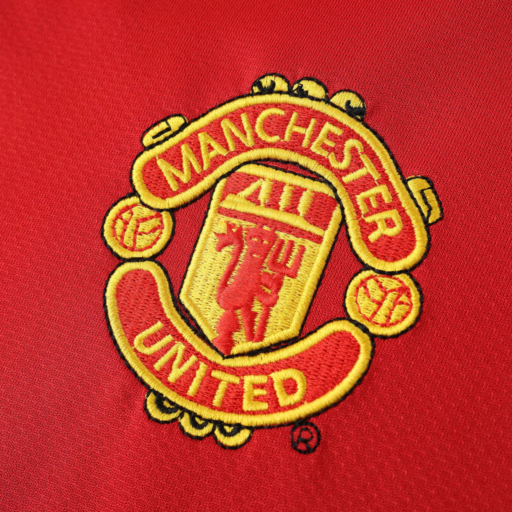 Camisa Retrô Manga Longa Manchester United 04/05 Torcedor Nike Masculina - Vermelho