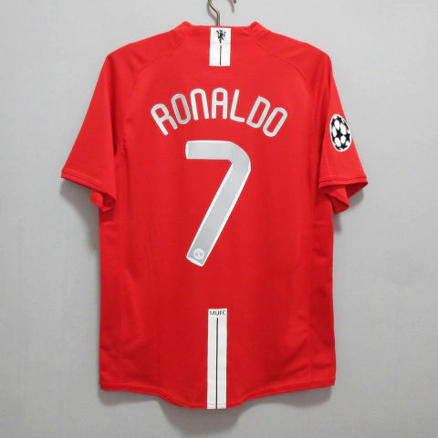 Camisa Retrô Manga Longa Manchester United 08/09 Torcedo Nike Masculina - Vermelho
