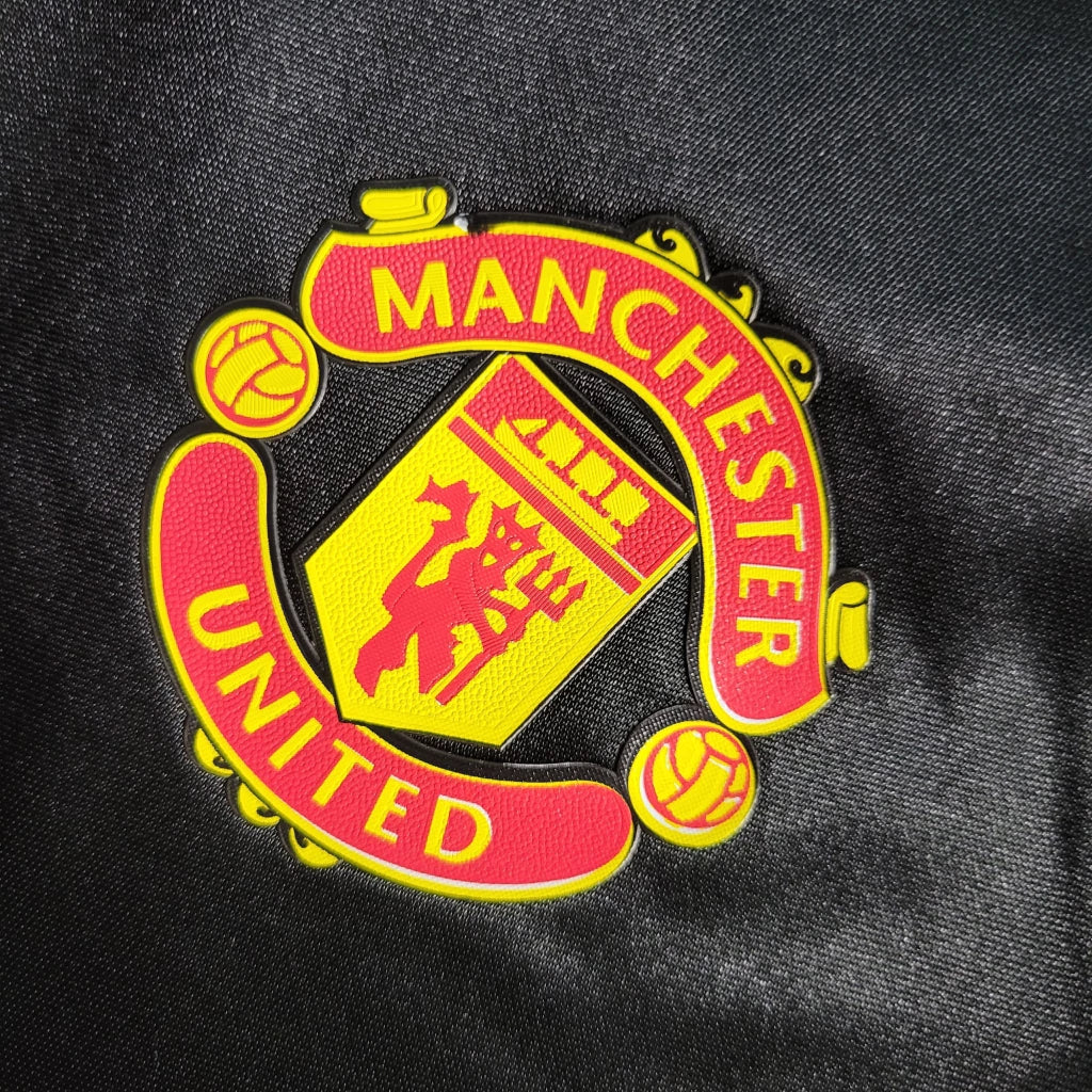Camisa Manchester United Home Retrô 98/99 Torcedor Masculina - Preto