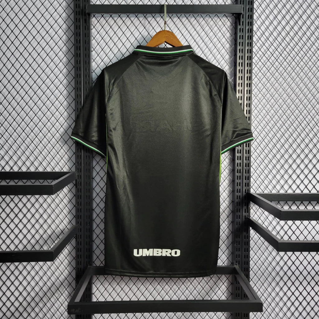 Camisa Manchester United Home Retrô 98/99 Torcedor Masculina - Preto