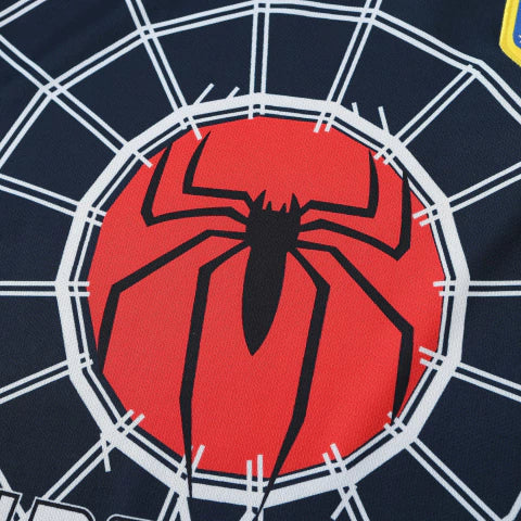 Camisa Retrô Manga Longa Atlético de Madrid Reserva Away II 04/05 Torcedor Masculina - Homem aranha