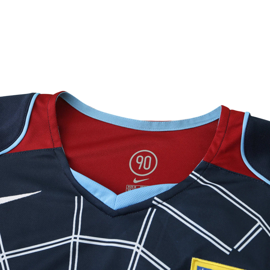 Camisa Retrô Manga Longa Atlético de Madrid Reserva Away II 04/05 Torcedor Masculina - Homem aranha