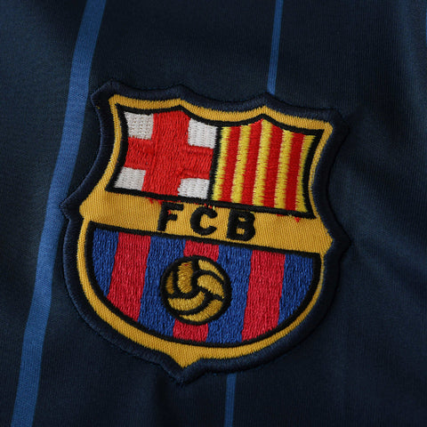 Camisa Barcelona Retrô Reserva Away II 03/04 Torcedor Masculina - Azul