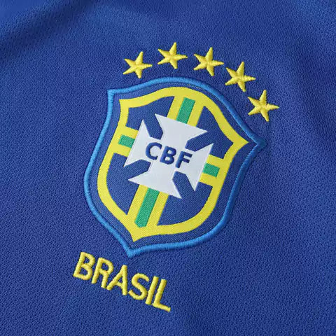 Camisa Retrô 2004 Seleção Brasileira II Nike Masculina - Azul