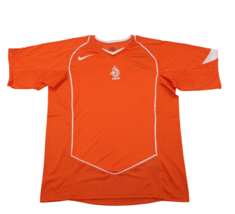 Camisa Retrô seleção Holanda Titular Home I 2004 Torcedor Masculina - Laranja