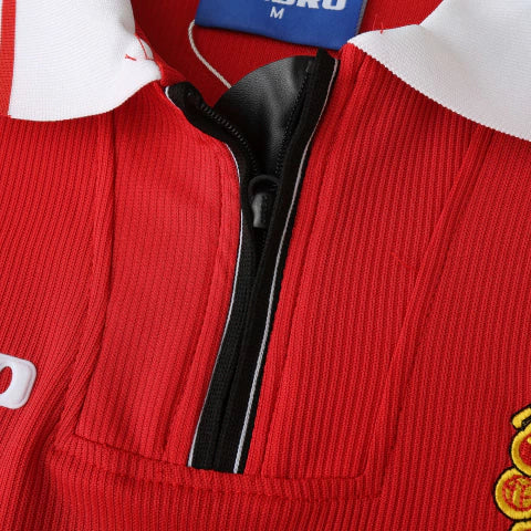 Camisa Manchester United Home Retrô 98/99 Torcedor Masculina - Vermelho