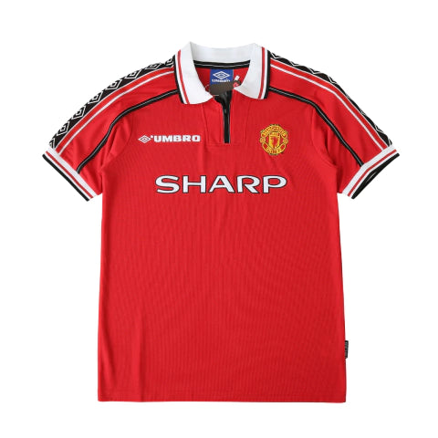 Camisa Manchester United Home Retrô 98/99 Torcedor Masculina - Vermelho