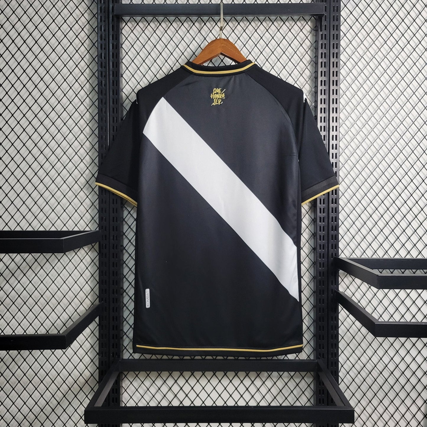 Camisa Vasco da Gama I 23/24 - Kappa Torcedor Masculina - Preta