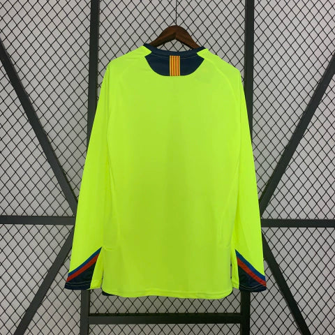 Camisa Retrô Manga Longa Barcelona Away 05/06 Torcedor Masculina