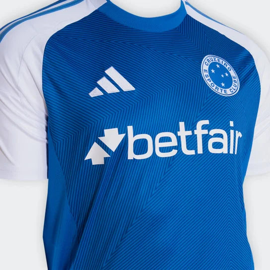 Camisa Cruzeiro I 2025/26 s/n Torcedor Adidas Masculina - Azul