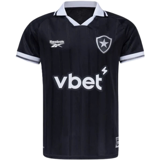 Camisa Botafogo Reserva 2025/26 - Reebok Torcedor - Preta - Lançamento