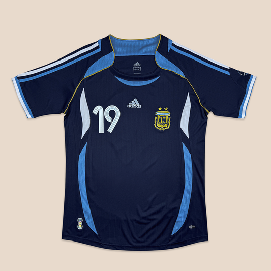 Camisa Argentina Visitante 2006 - Azul Marinho