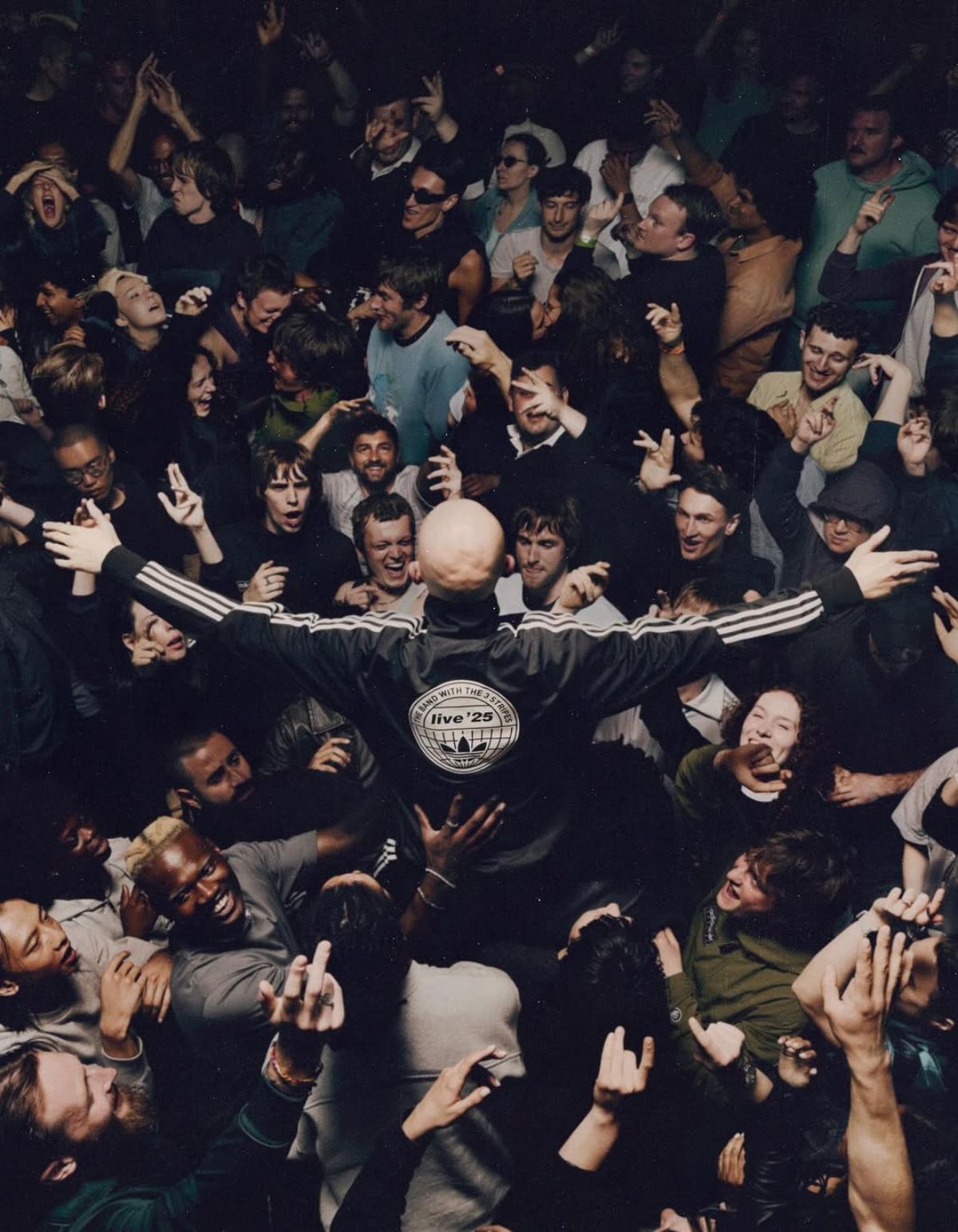 Camisa Oasis x Adidas 'Tour Jacquard Jersey' 2025 - Preto