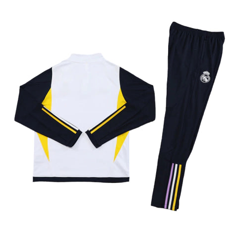 Real Madrid Conjunto de Treino - Agasalho 23/24 Masculina - Branco